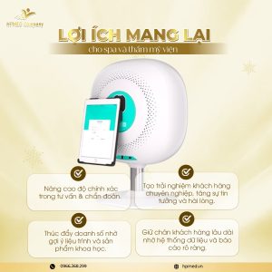 Máy phân tích da chính hãng - Máy soi da đa tầng công nghệ AI - HPMED