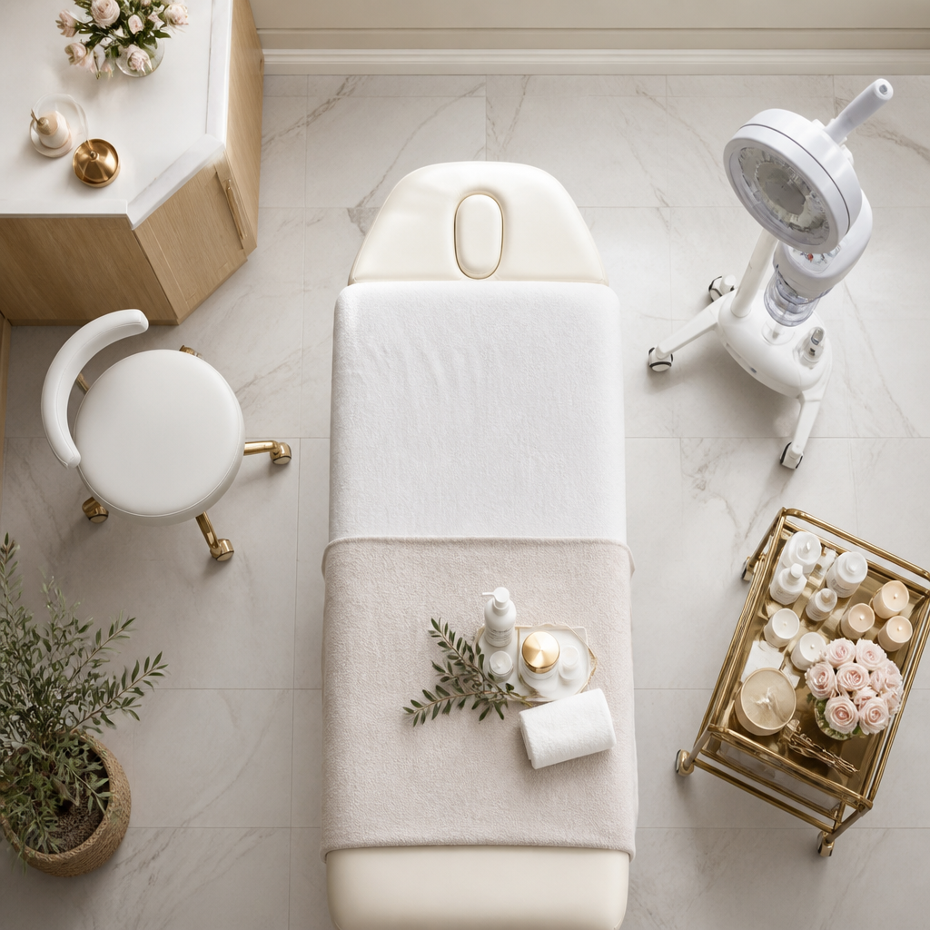 Không gian sang trọng bên trong Viện Thẩm mỹ Hera Beauty với thiết bị hiện đại.