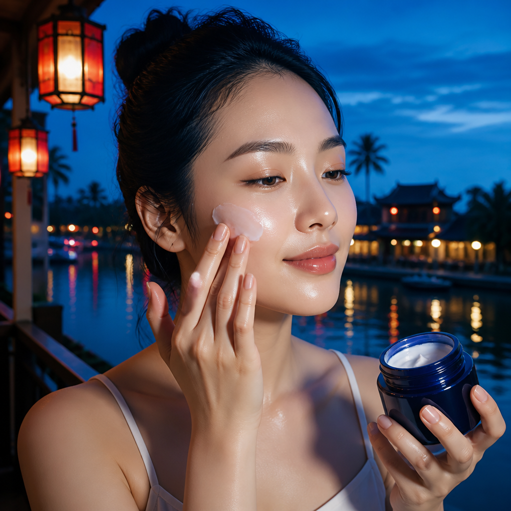 Quy trình chăm sóc da phục hồi sau cháy nắng với các bước làm sạch, dưỡng ẩm và kem đặc trị