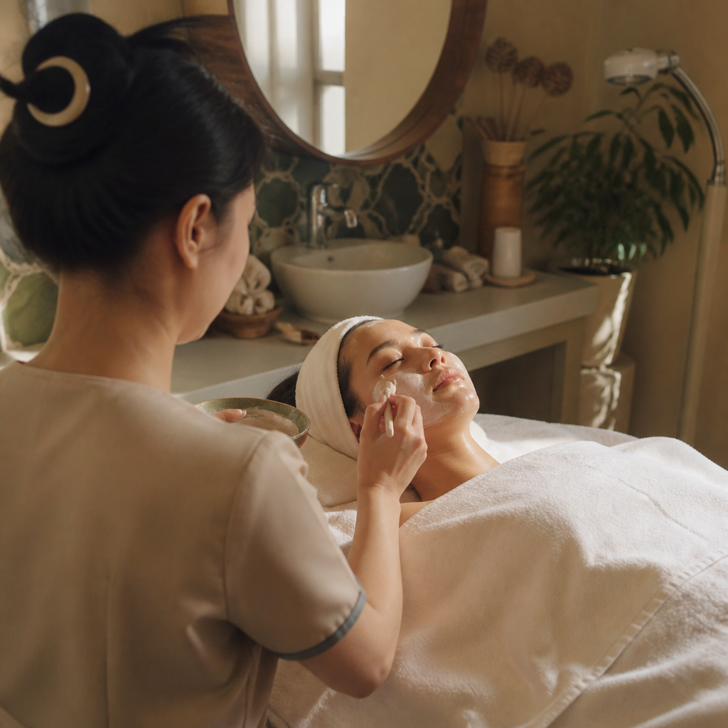Không gian spa sang trọng nơi thực hiện liệu trình chuyên sâu