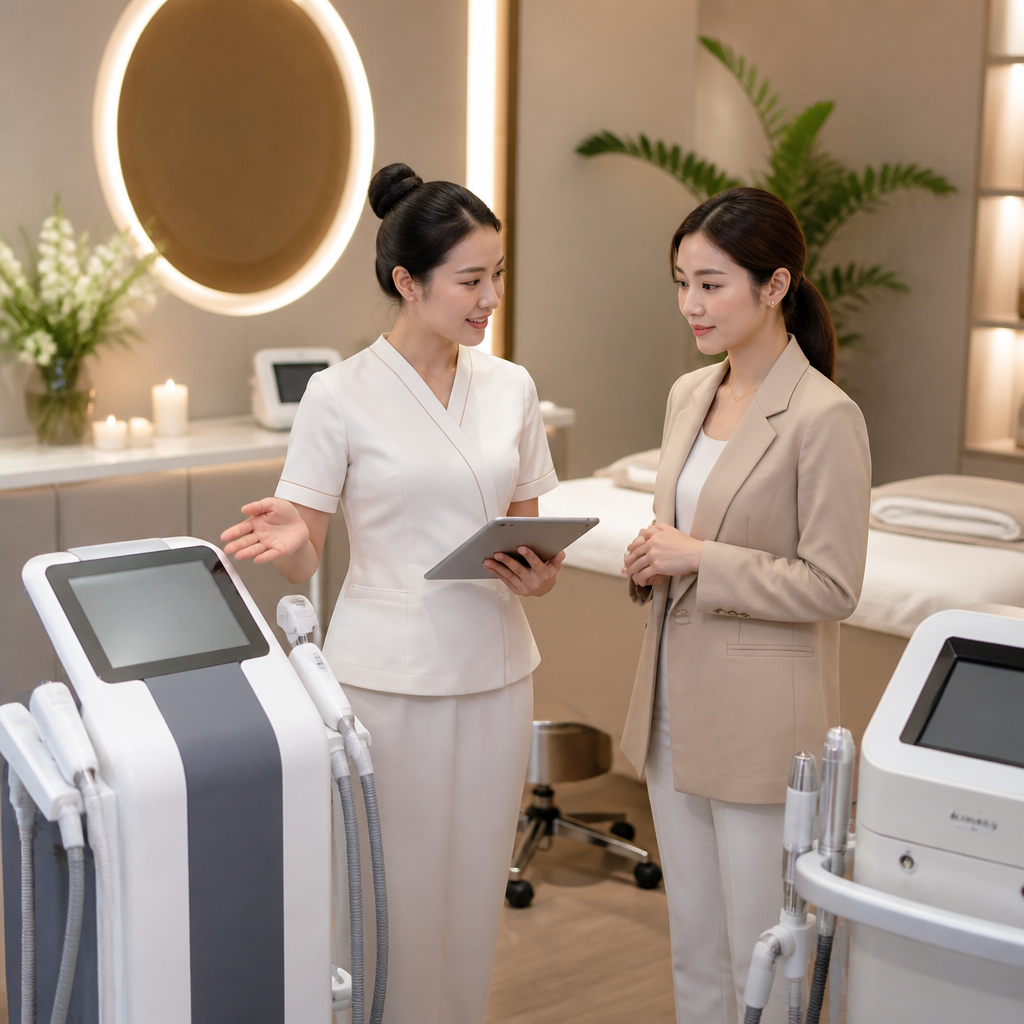 Chuyên gia thẩm mỹ chia sẻ lời khuyên về đầu tư thiết bị spa cao cấp
